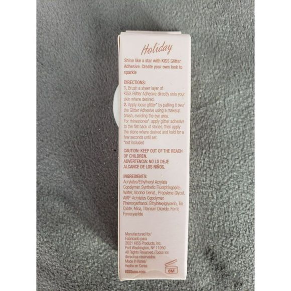 Kiss Holiday Limited Edition Glitter Adhesive body face & false eyelash NEW - Picture 5 of 6